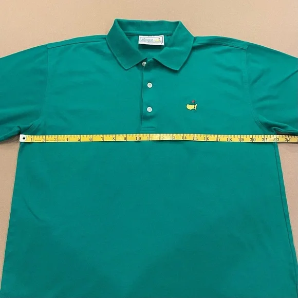 Masters Green Cotton Polo Size Large - Picture 5 of 8